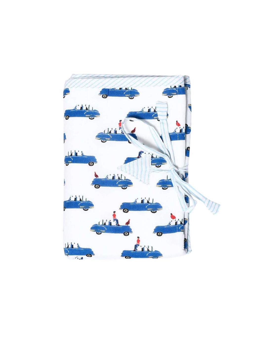 Дорожный матрасик для пеленания Blue Cars