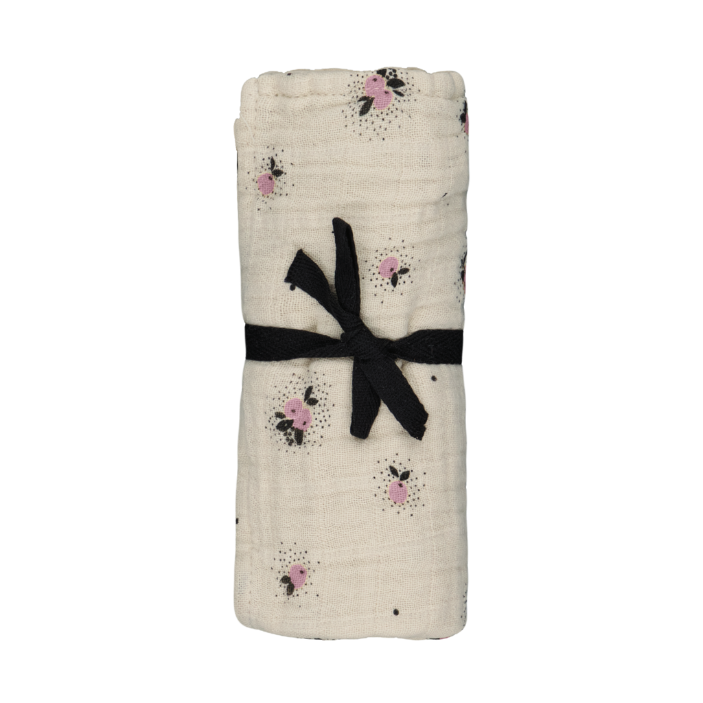 Муслиновая пеленка Apple Lilac Ecru