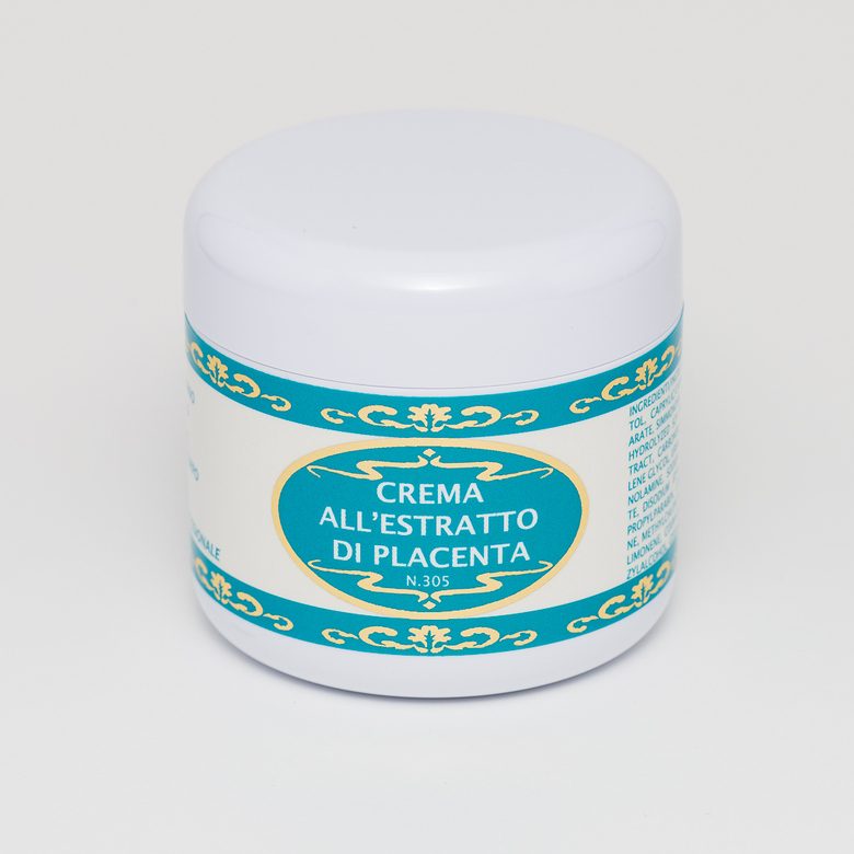 КРЕМ НА ОСНОВЕ ЭКСТРАКТА ПЛАЦЕНТЫ       CREMA ALL’ESTRATTO DI PLACENTA