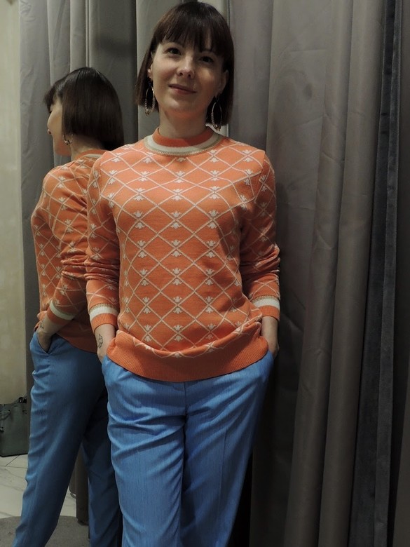 Свитер Yummy женский абрикос