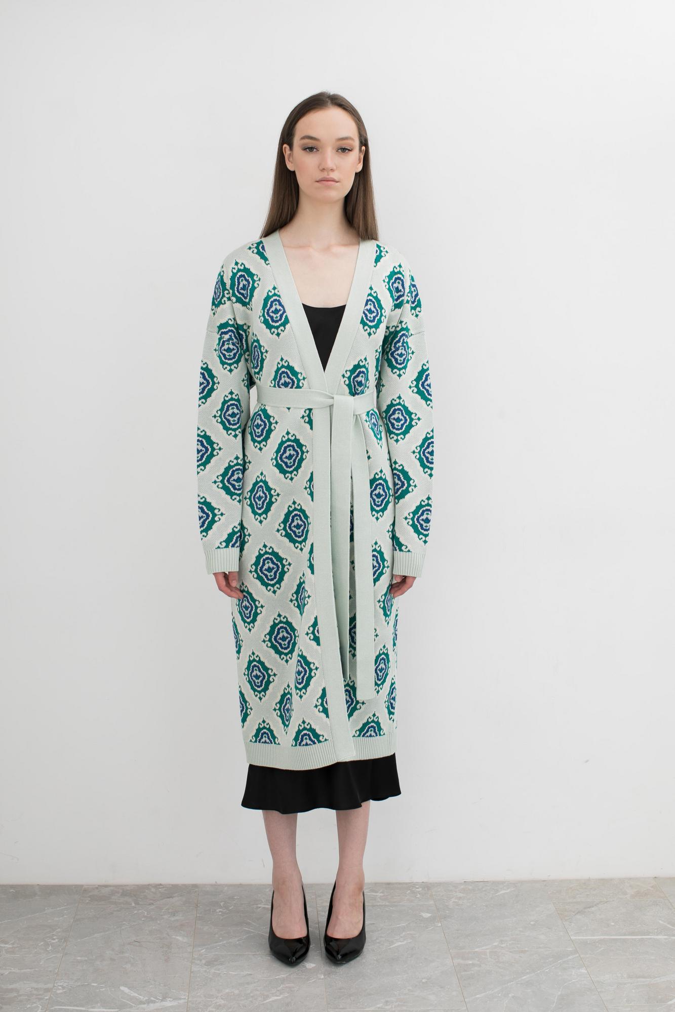 Кафтан Тюбетейка мятный