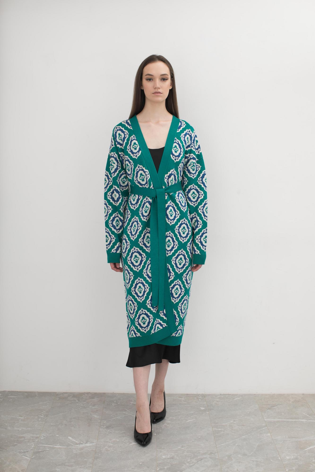 Кафтан Тюбетейка зеленый