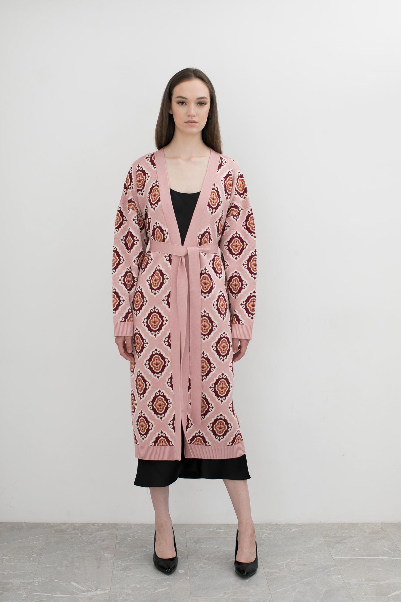 Кафтан Тюбетейка розовый