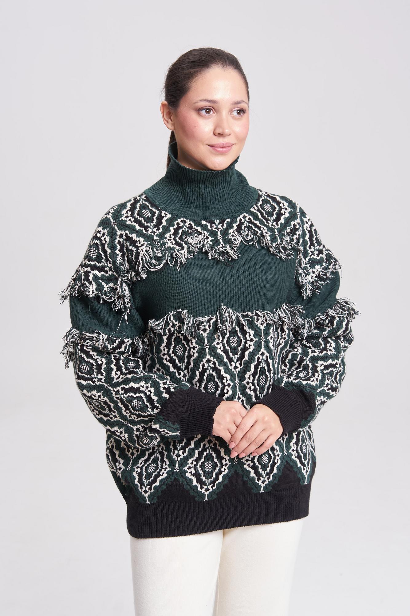 Свитер IDEL унисекс изумрудный