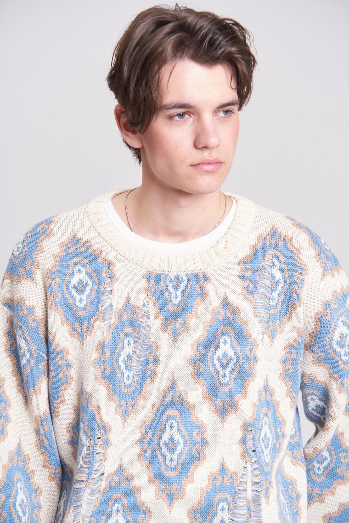 Джемпер История молочный