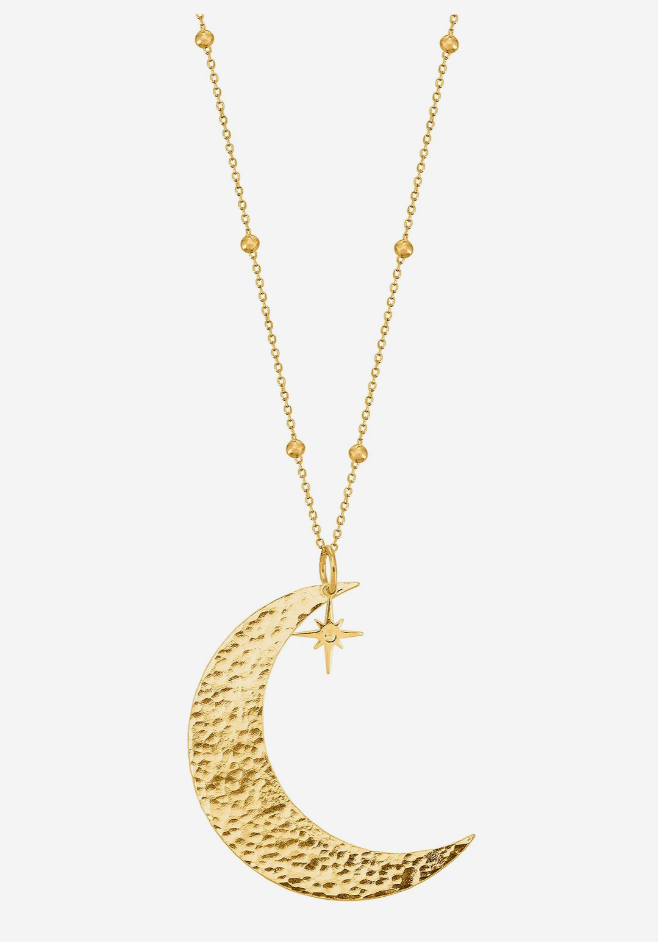 Подвеска Месяц латунь