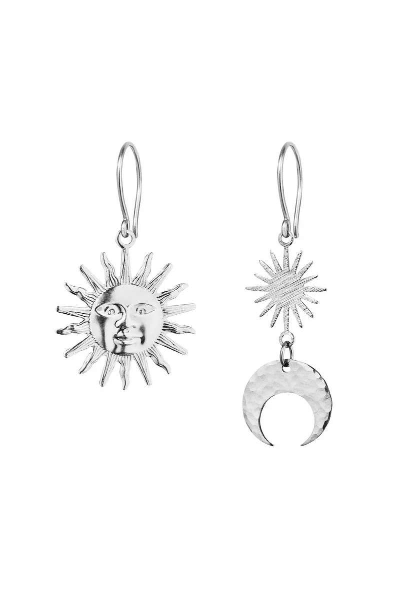 Серьги Небесные Светила серебрение