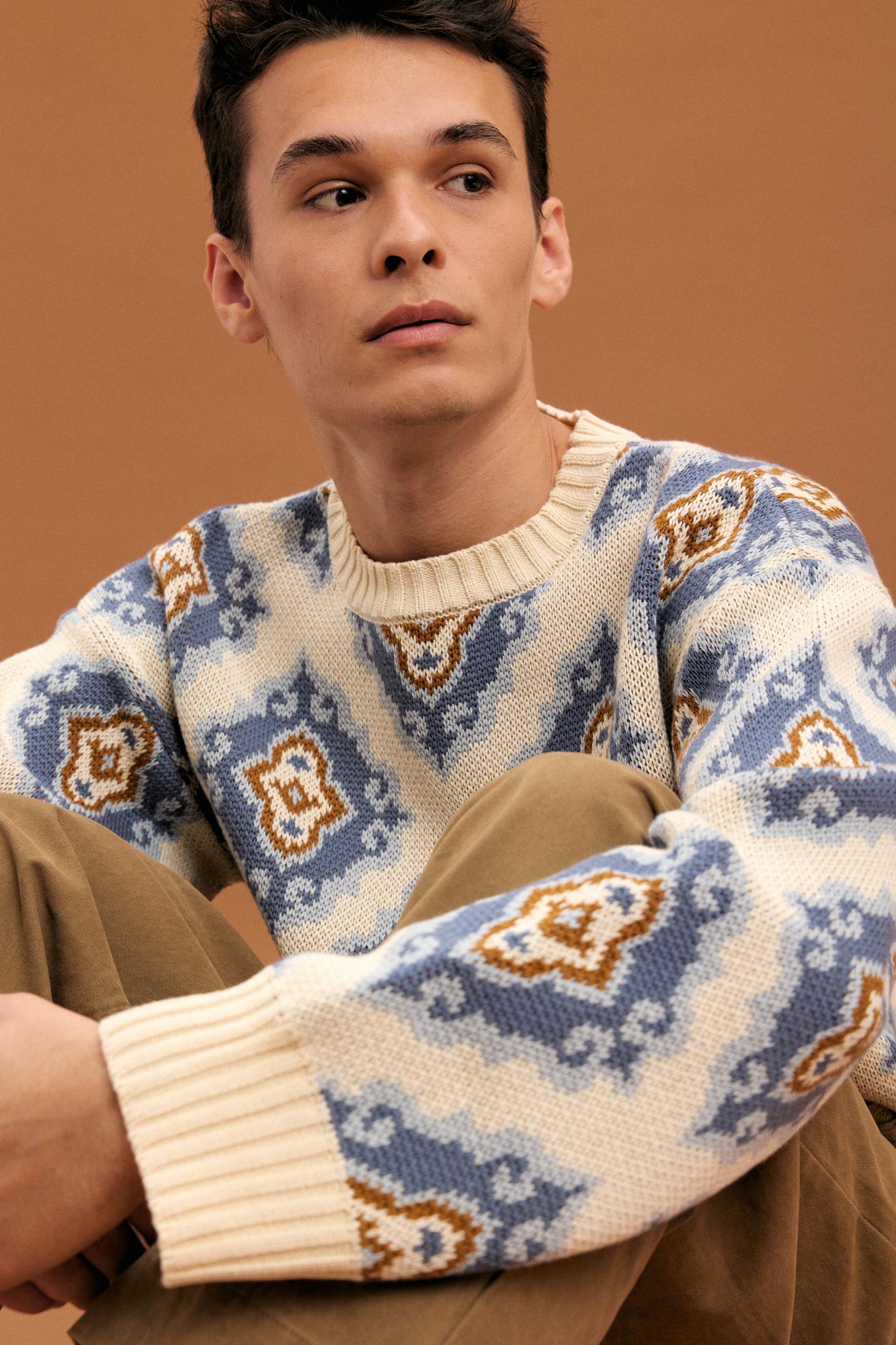 Джемпер "Тюбетейка" унисекс молочный