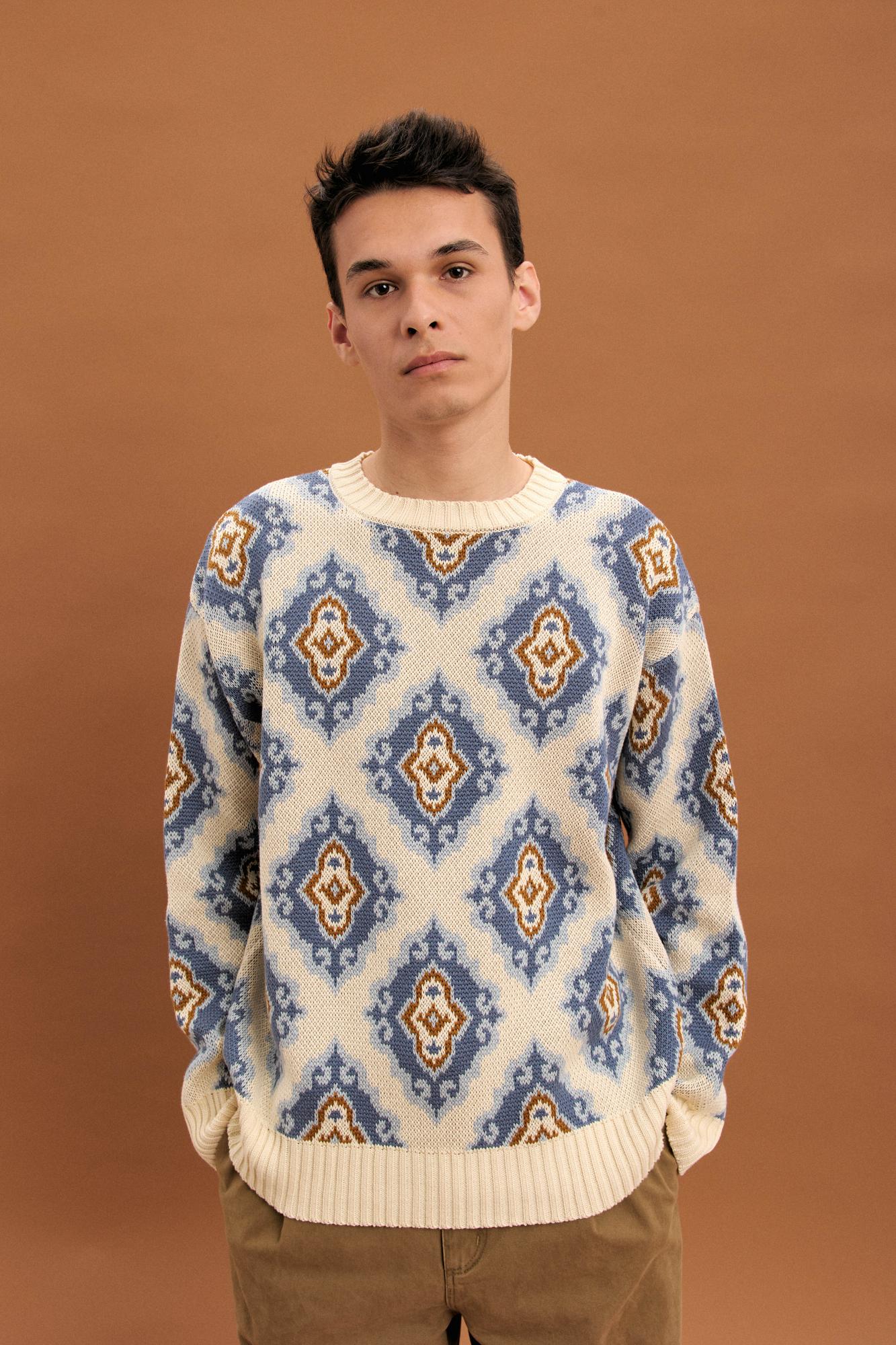 Джемпер "Тюбетейка" унисекс молочный