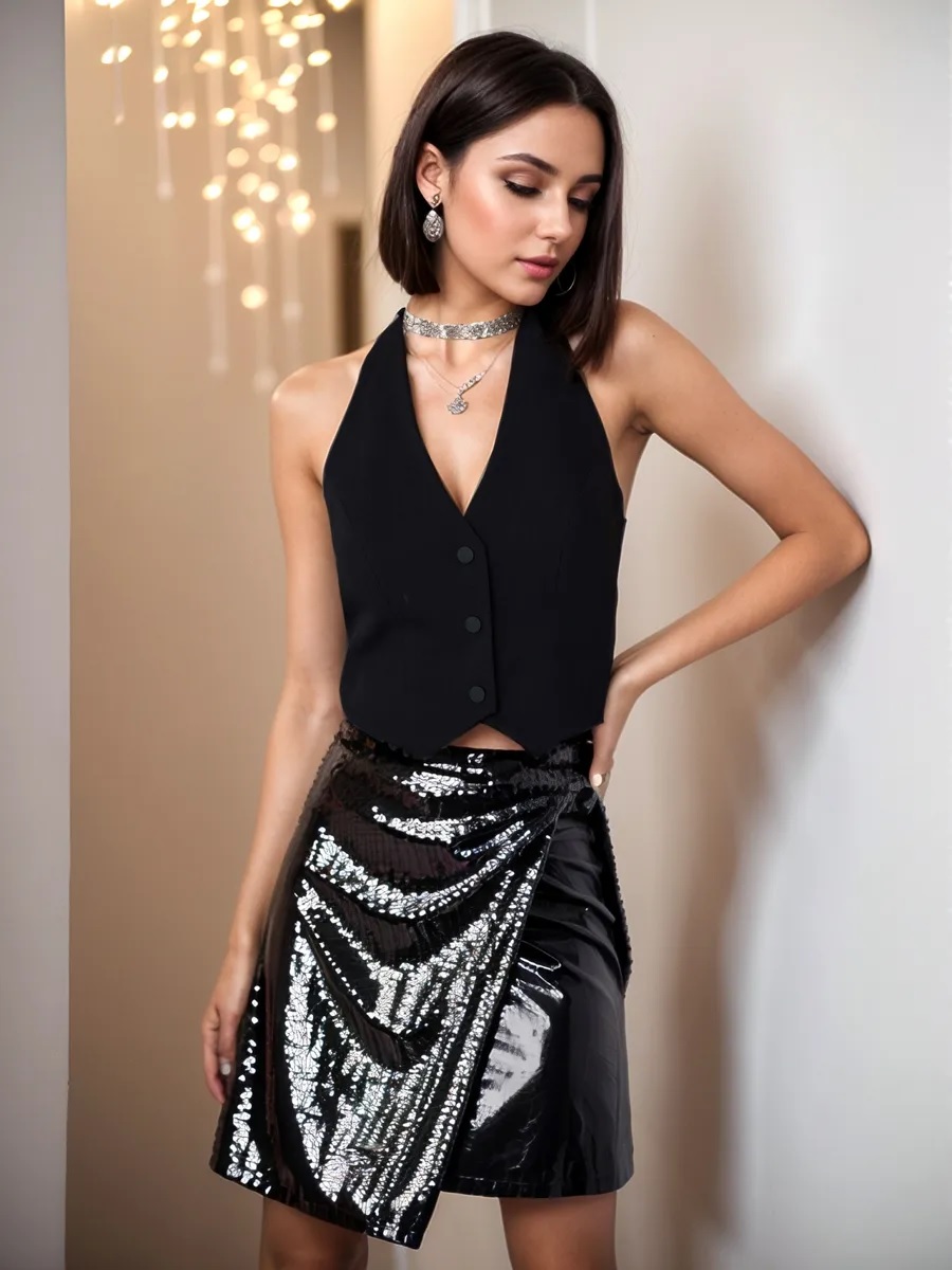 Топ-жилет, модель 495/01