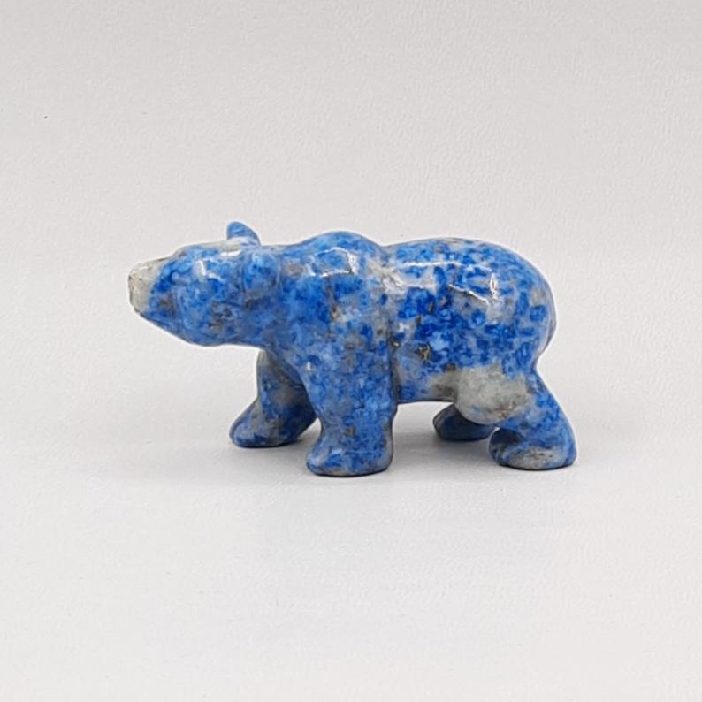 Скульптура "Медвежонок" (лазурит)