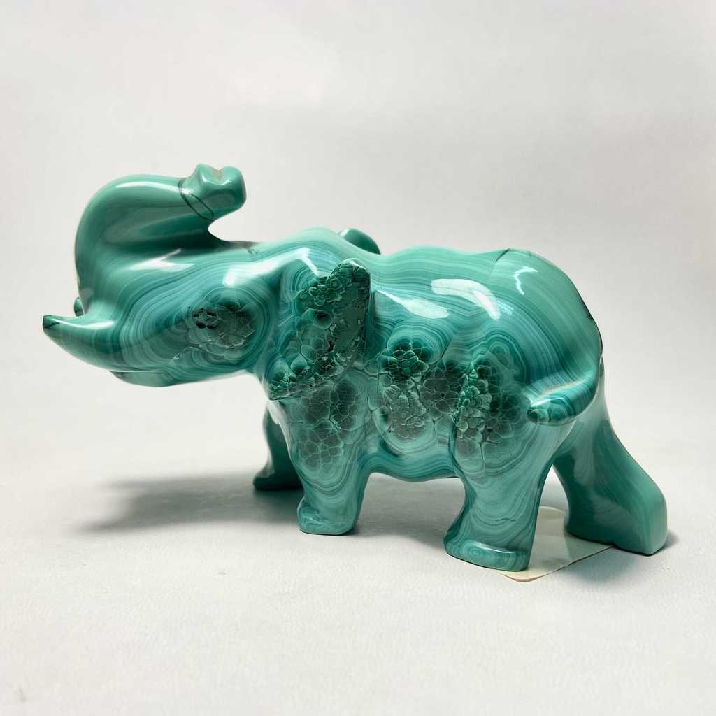 "Слон" большой (малахит)
