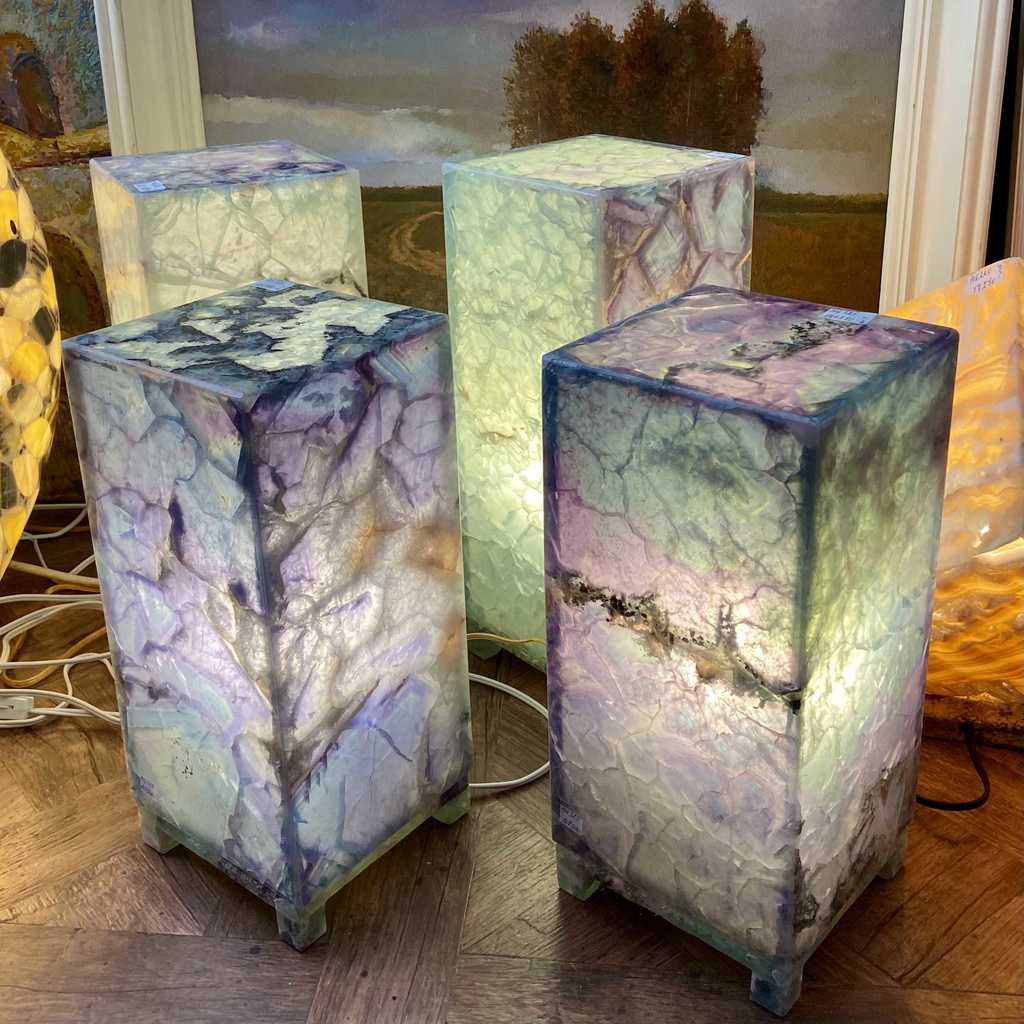 Светильник (флюорит) прямоугольный, Мексика