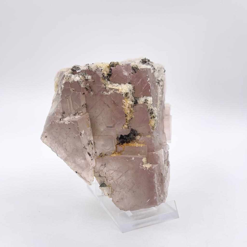 Флюорит, кальцит, пирит, Марокко