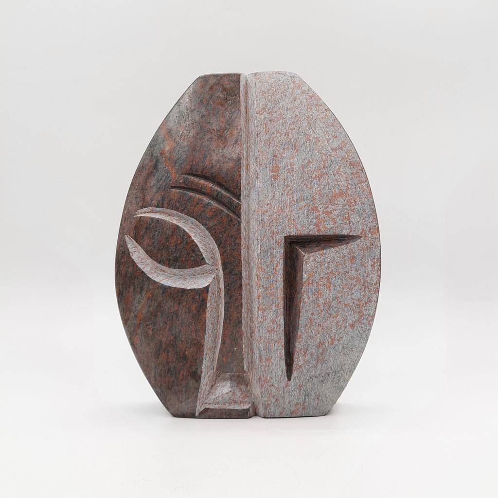 Скульптура "Глаз-свидетель", серпентин, Зимбабве