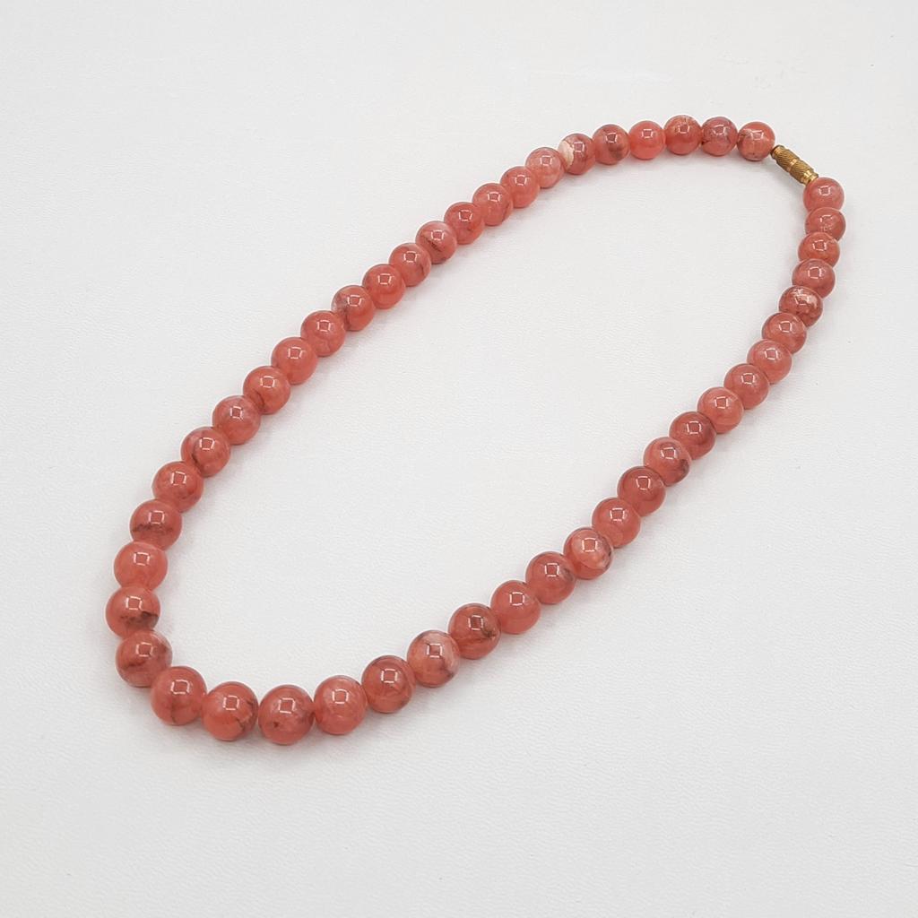 Бусы, родохрозит