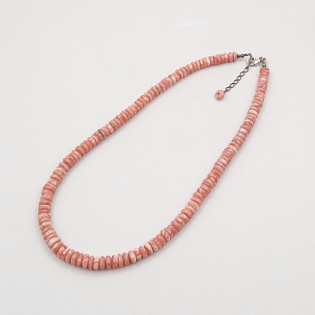 Бусы, родохрозит