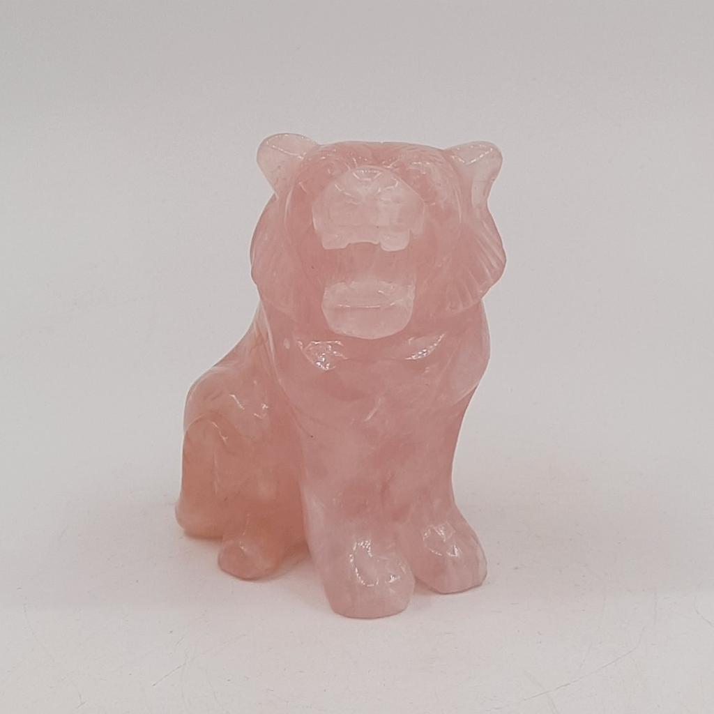 "Тигр", розовый кварц