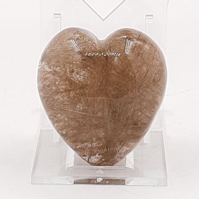 "Сердечко", рутиловый кварц, Бразилия