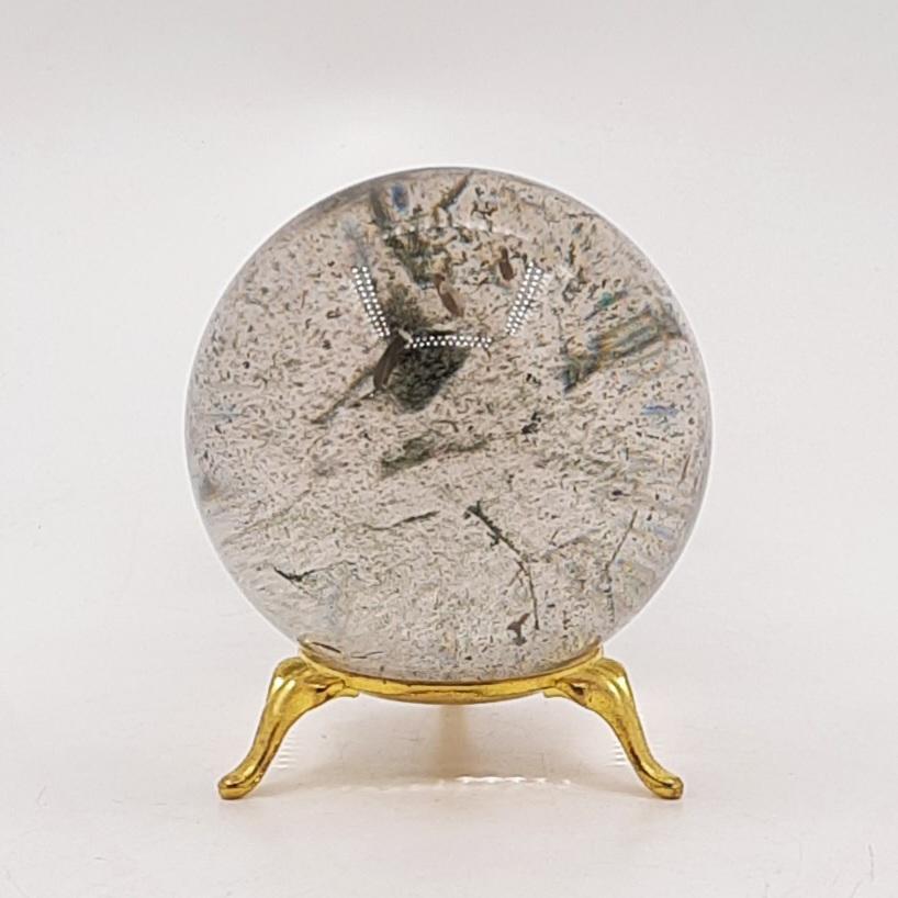 Шар, дымчатый кварц с хлоритом, Бразилия