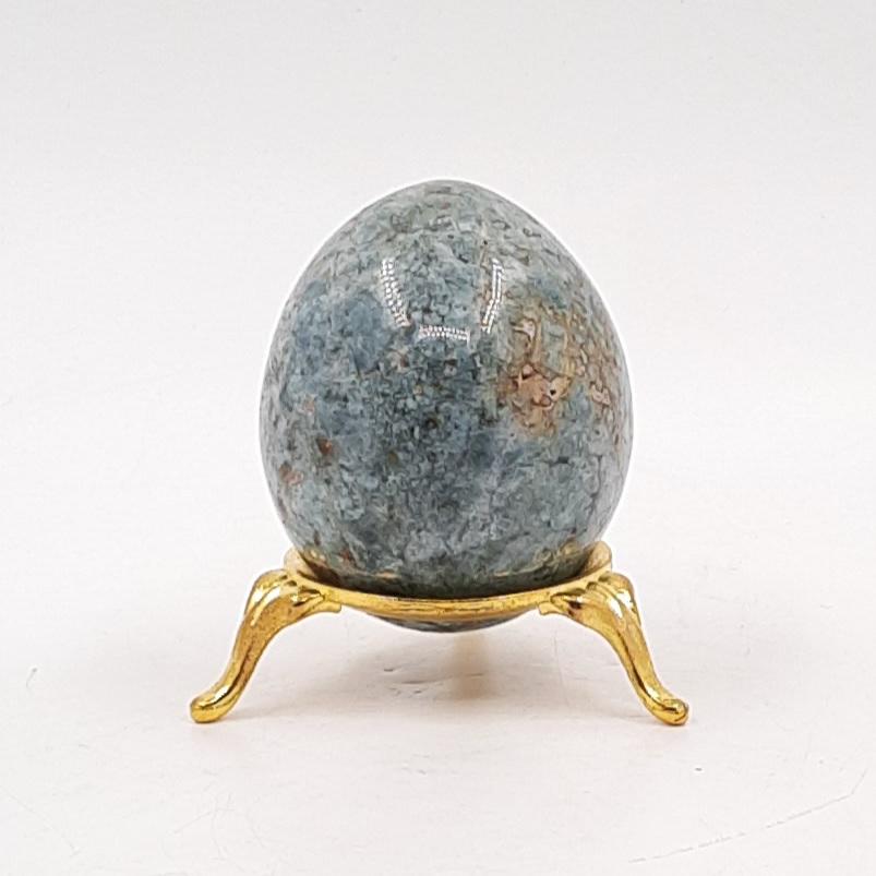 Яйцо, халцедон голубой, Мадагаскар