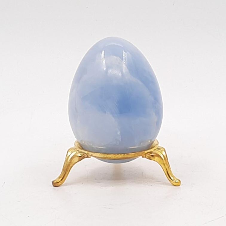 Яйцо, кальцит голубой, Мадагаскар