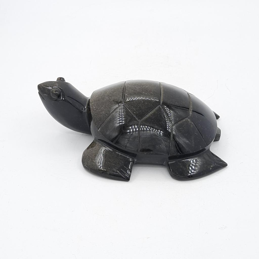 "Черепаха", обсидиан "silverstone", Мексика
