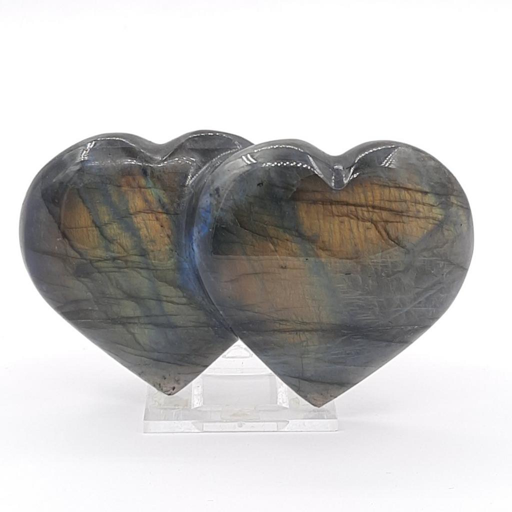 "Сердечки", лабрадорит