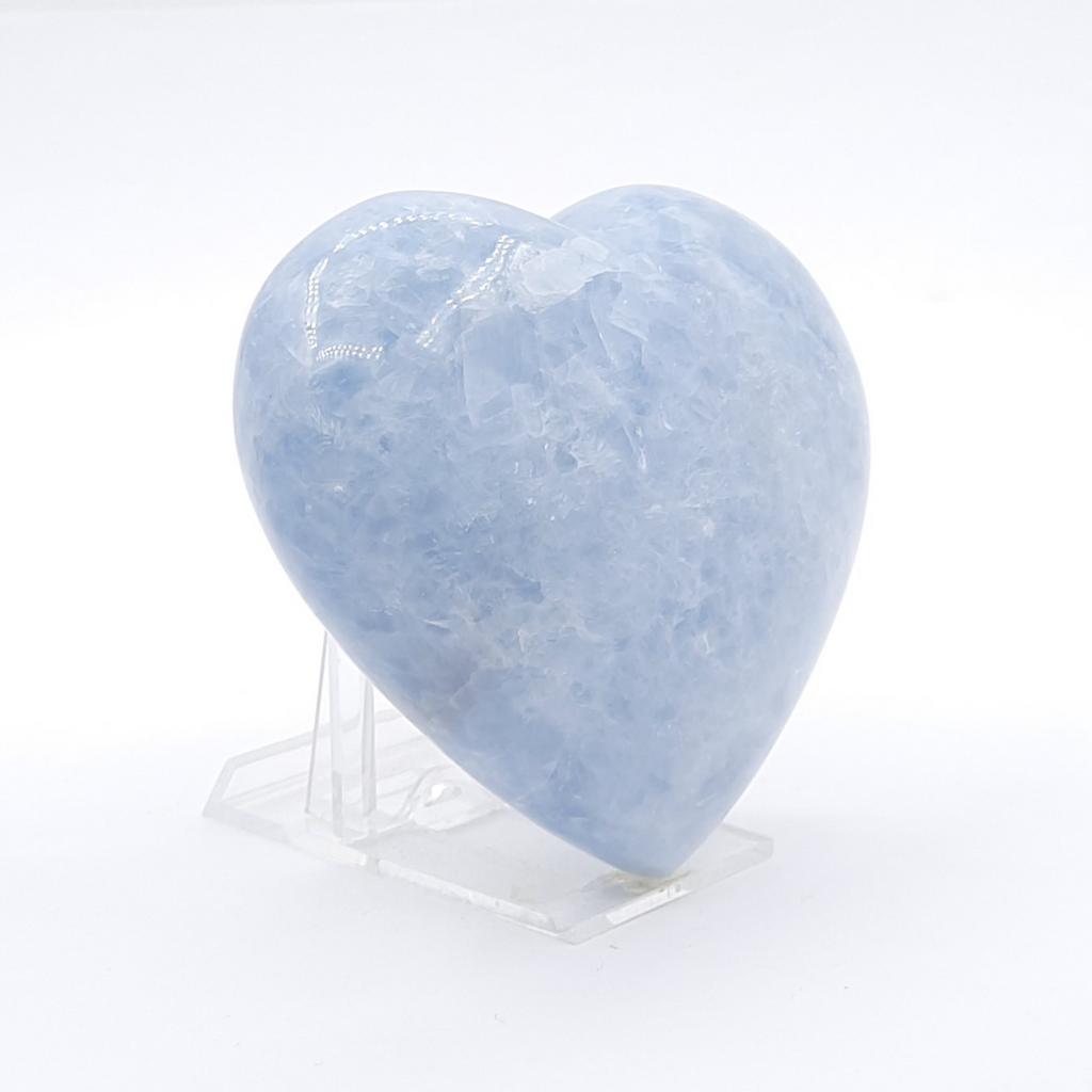 "Сердце", кальцит голубой