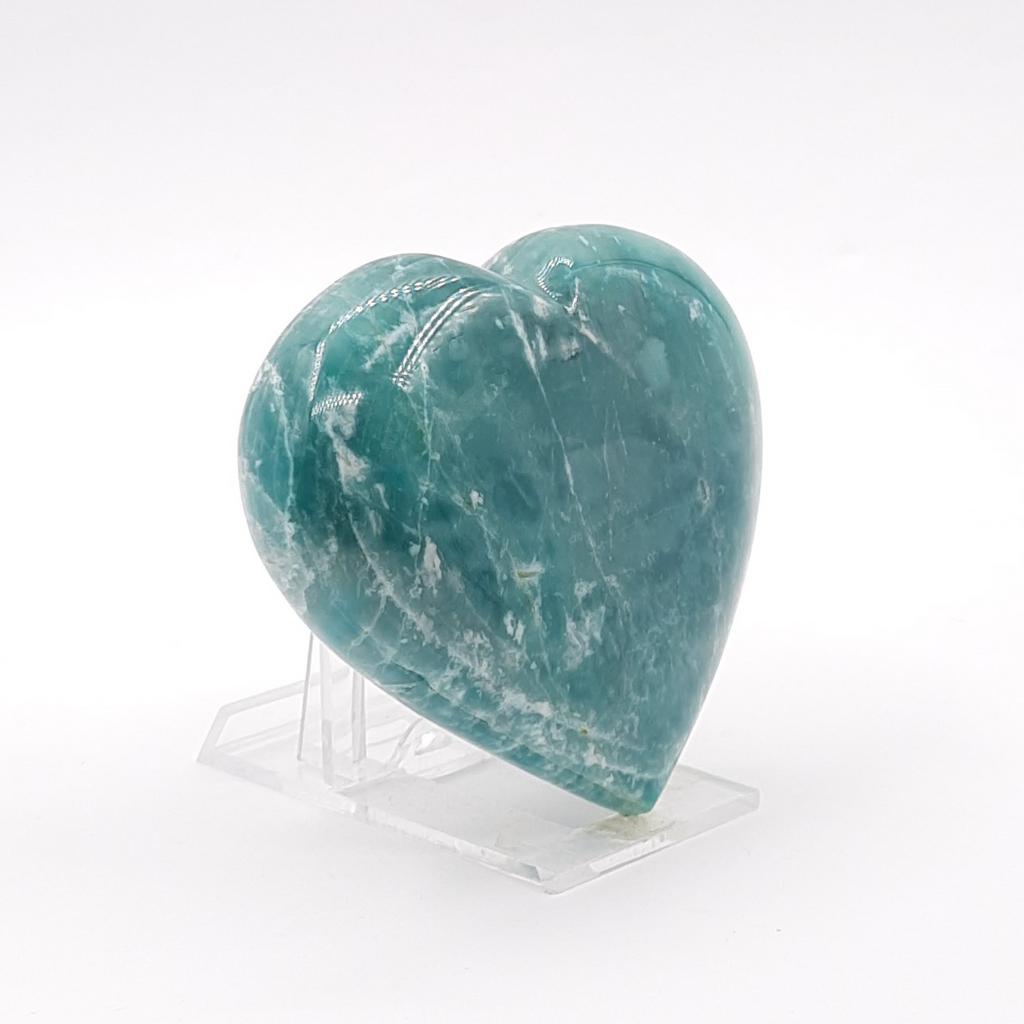 "Сердце", амазонит зелёный