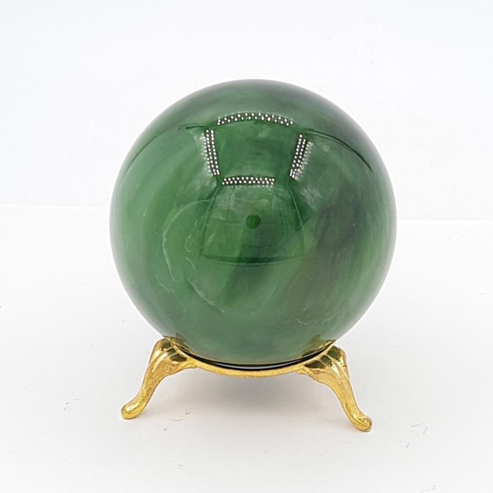 *Шар, нефрит, Россия, Забайкалье, Бурятия, жила №7