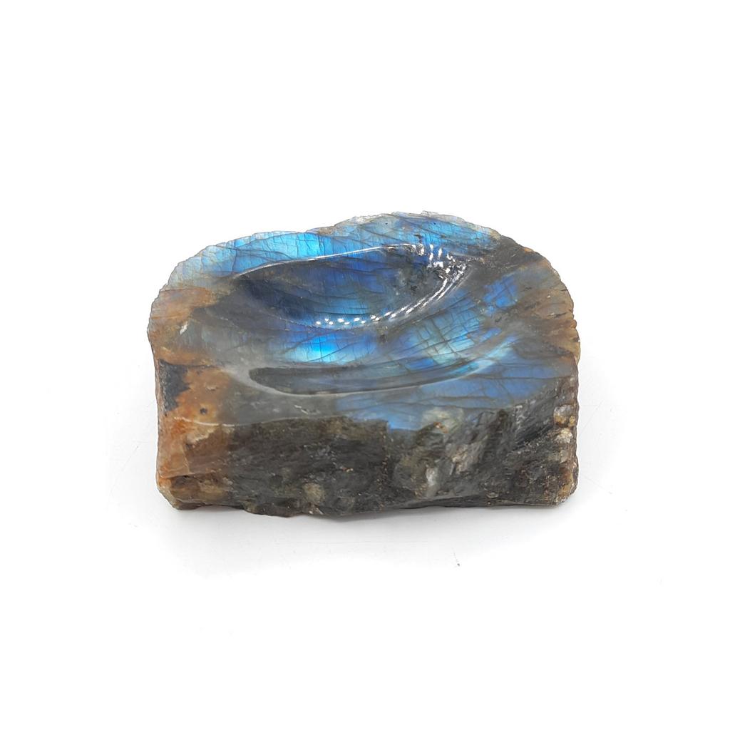 Вазочка-подставка, лабрадорит