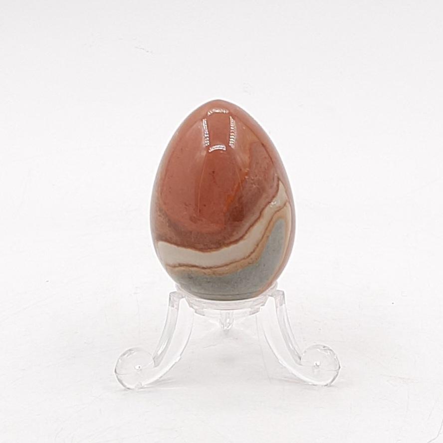 Яйцо, яшма полихромная
