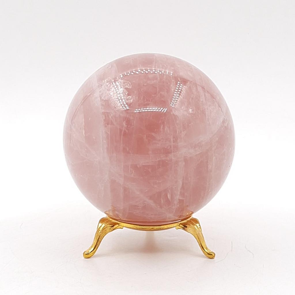 Шар, розовый кварц