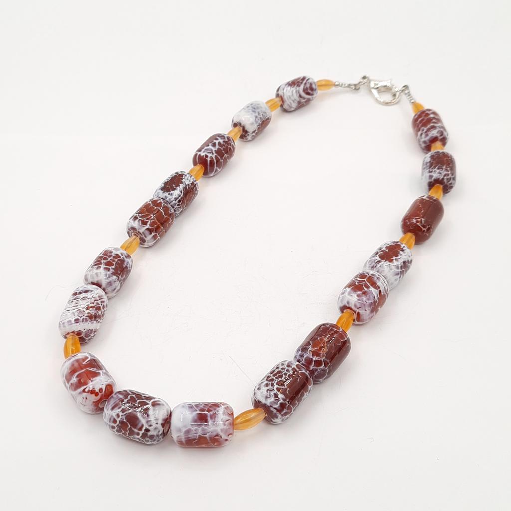 Бусы, сердоликовый агат