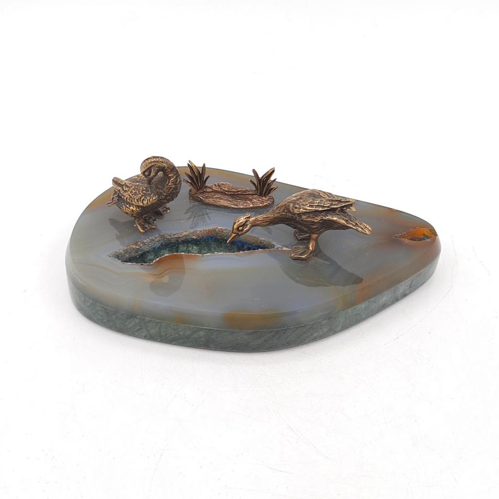 Композиция "Уточки с травкой"