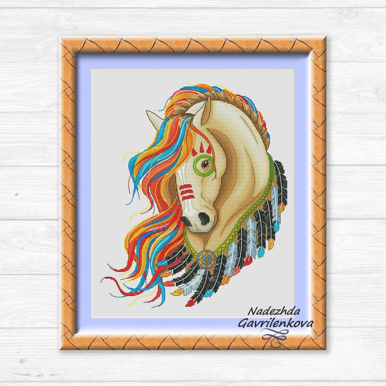 Индейский мустанг (золотистый)