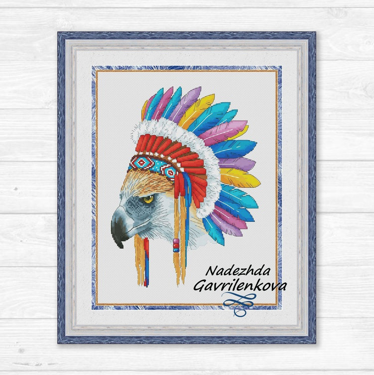 Индейский орел (с сиреневыми перьями)