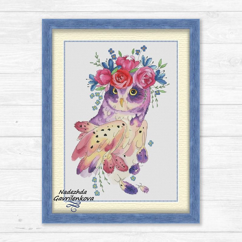 Цветочная совушка