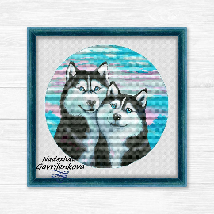 Влюбленные хаски