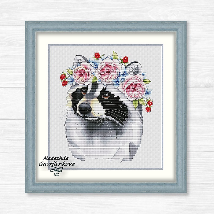 Енотик в веночке