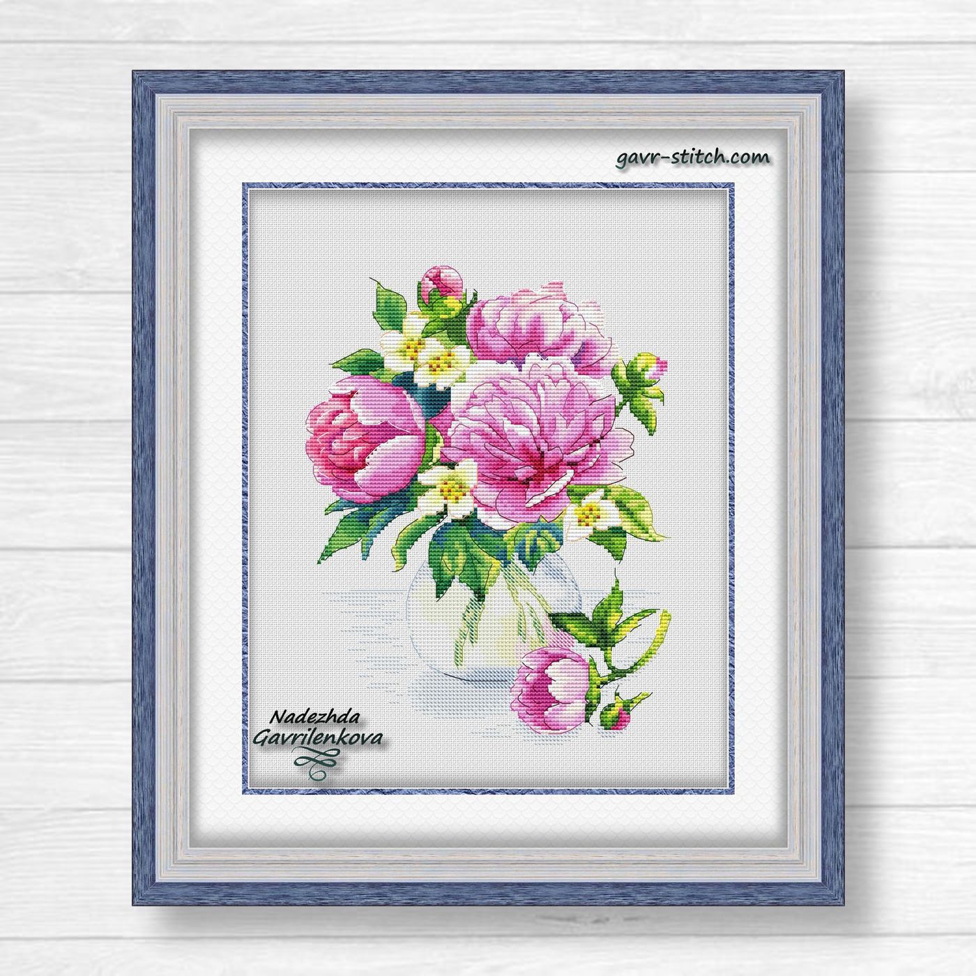 Пионы в вазе