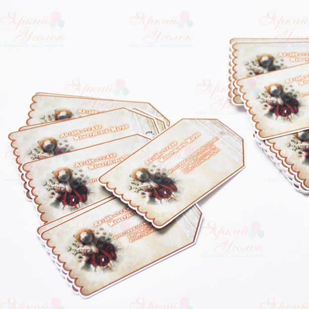 Бирки для товаров односторонние