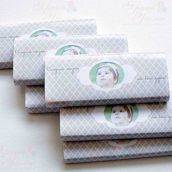 Обертки на шоколад, 60 гр