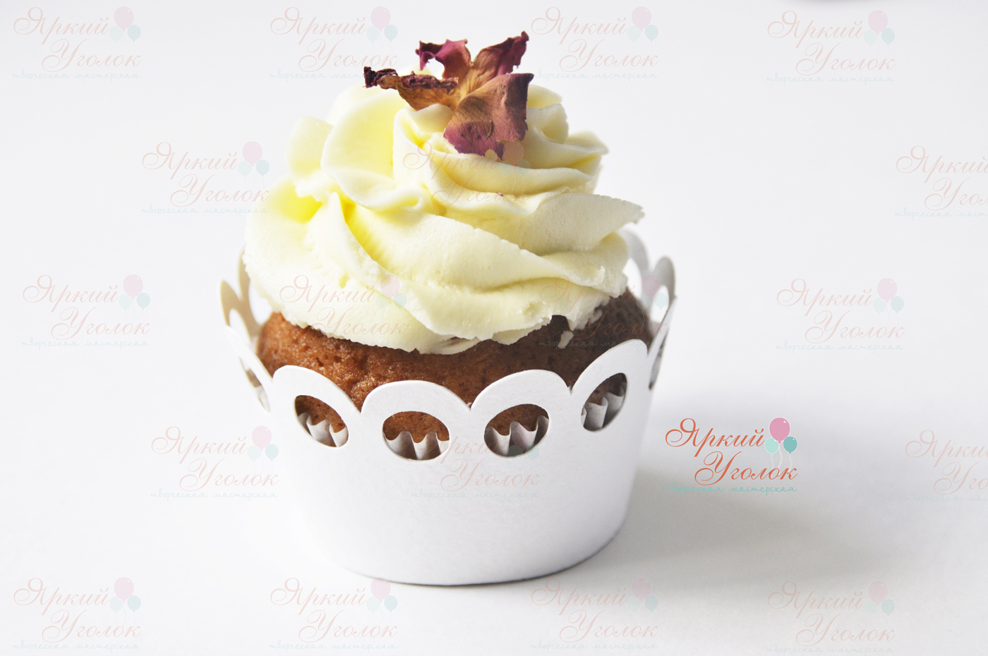 Юбочки для капкейков, белые