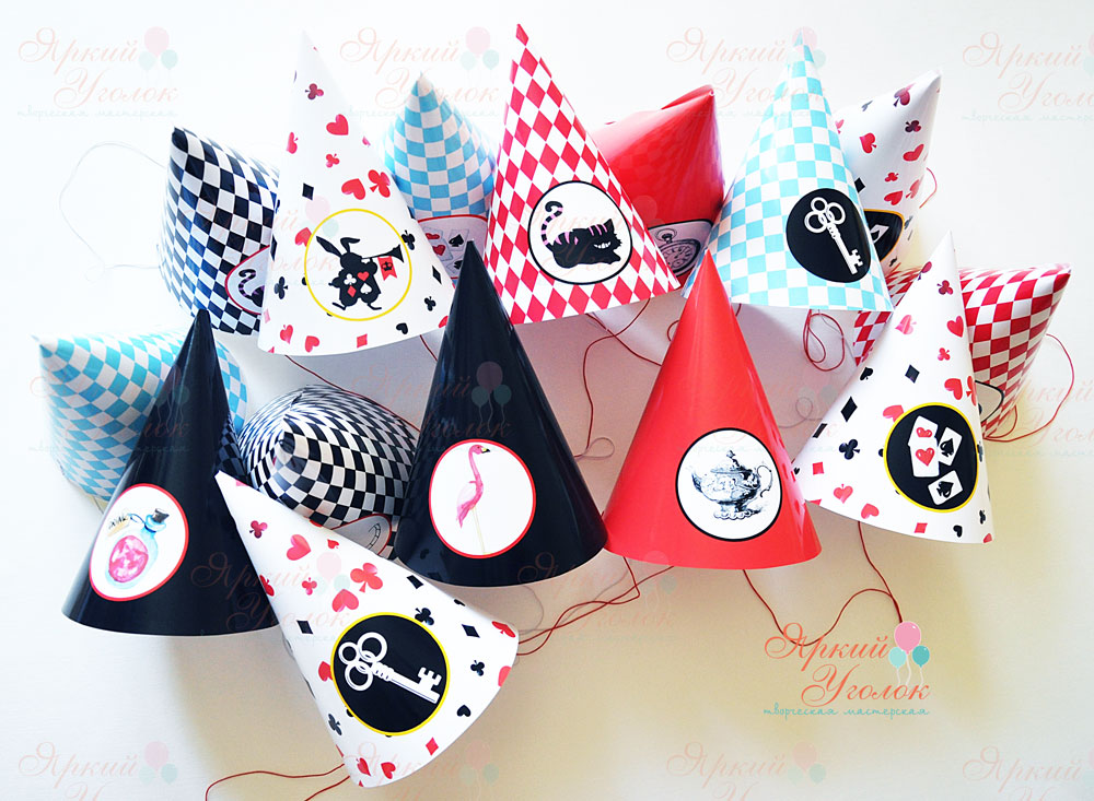 Колпачки "Алиса в стране чудес"