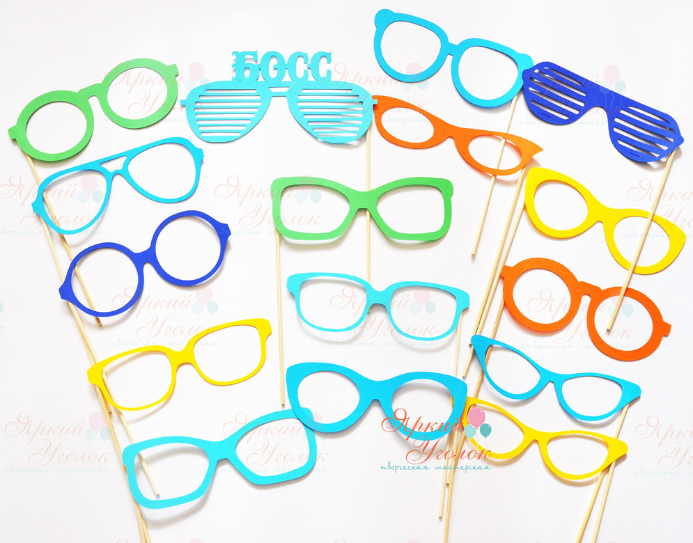 Очки яркие