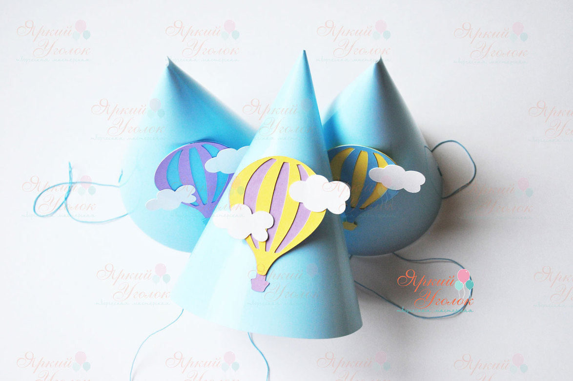 Колпачки с нежными "Воздушными шарами"