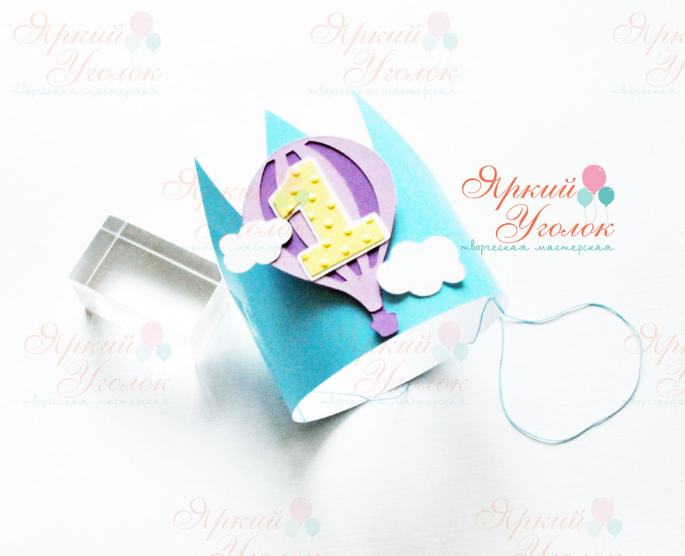 Корона со сложным объемным декором Воздушный шар