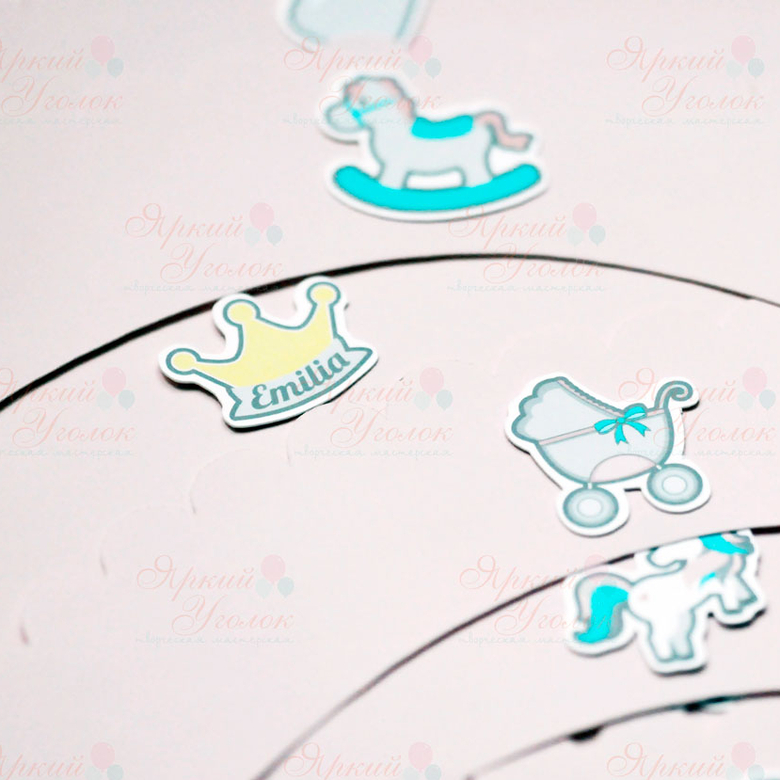 Юбочки для капкейков с декором на выписку